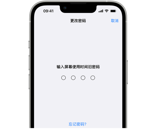 龙南iPhone屏幕维修分享iPhone屏幕使用时间密码忘记了怎么办 