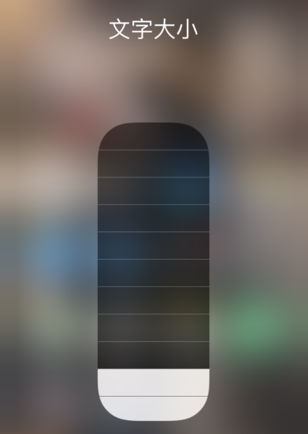 龙南苹果手机维修分享小技巧：在 iPhone 控制中心快速调节字体大小 